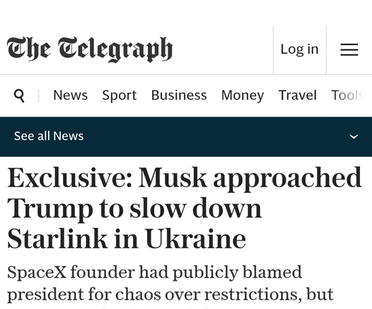 Exclusive: Musk approached Trump to slow down Starlink in Ukraine
SpaceX founder had publicly blamed president for chaos over restrictions, but sources say he initiated them