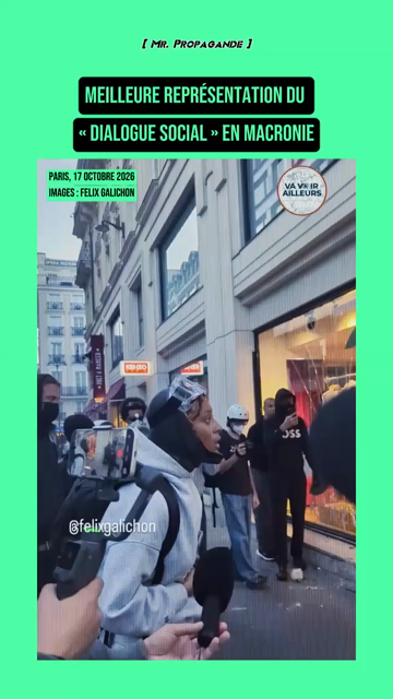 Le 17 Octobre 2026 à Paris. Une jeune femme essaye de dialoguer avec la police, expliquant qu’elle vient de soigner un jeune qu’ils ont blessé. Elle demande s’ils savent quel âge elle a. Elle demande s’ils veulent qu’elle crève, là. Elle ajoute qu’elle ne leur a rien fait. Ils ne répondent pas, se contentent de dire « les gars on ne discute pas ». Puis le mot « Action ! » est lâché et trois d’entre eux la chargent à coups de matraque.